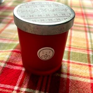 SAND AND FOG 4 oz Merry Christmas Balsam & Cedar Candle, NWT